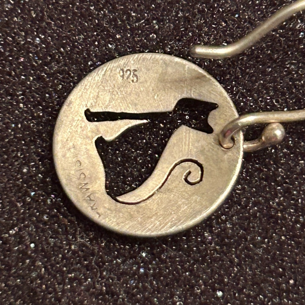 Silver Cat Earrings - Picture 3 of 3